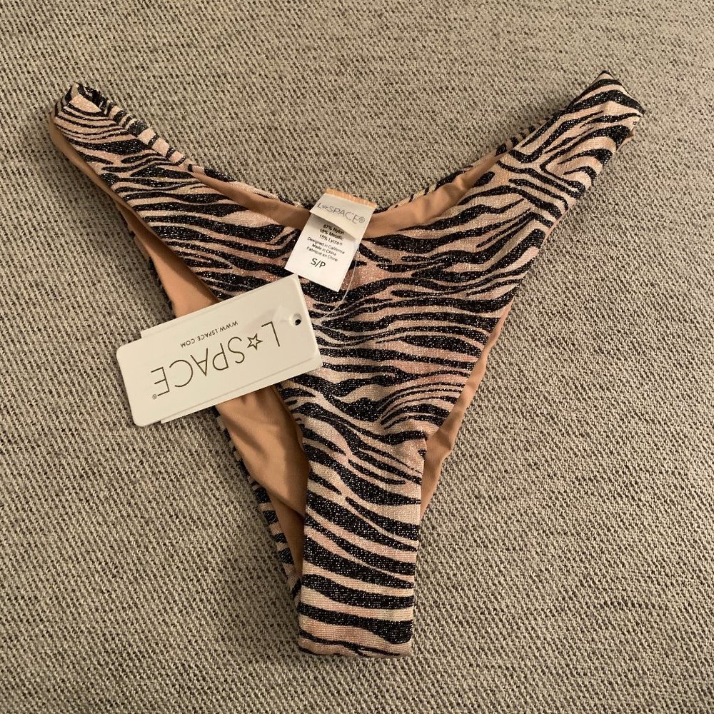 - NEW L*SPACE Cabana Bitsy Bikini Bottom SWIM-12 - Picture 5 of 8